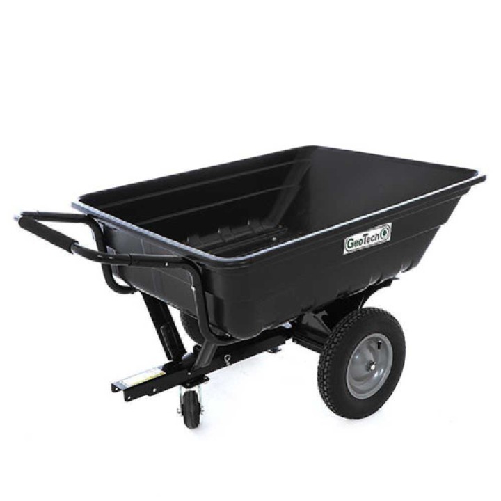 GeoTech TC3080PL kuljetuskärry ajoleikkuriin 300 kg PVC lava 121 93 29 cm