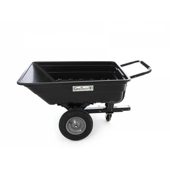 GeoTech TC3080PL kuljetuskärry ajoleikkuriin, 300 kg, PVC-lava 121 × 93 × 29 cm