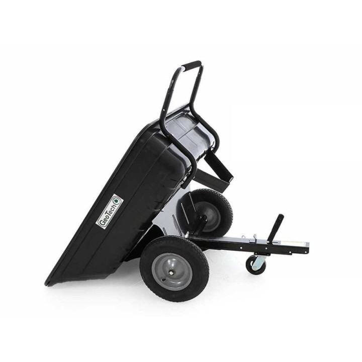 GeoTech TC3080PL kuljetuskärry ajoleikkuriin, 300 kg, PVC-lava 121 × 93 × 29 cm