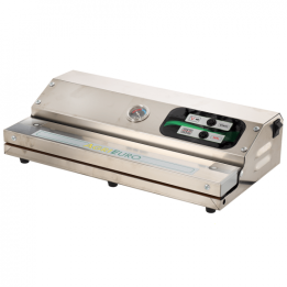 BIG Euro 460 INOX vakuumipakkauskone 47 cm 150 W vakuumimittari