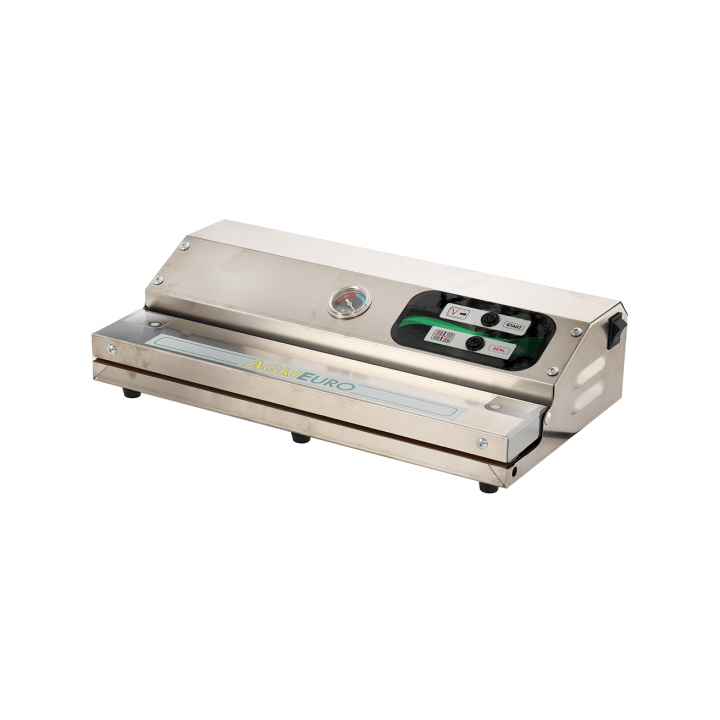 BIG Euro 460 INOX vakuumipakkauskone 47 cm 150 W vakuumimittari