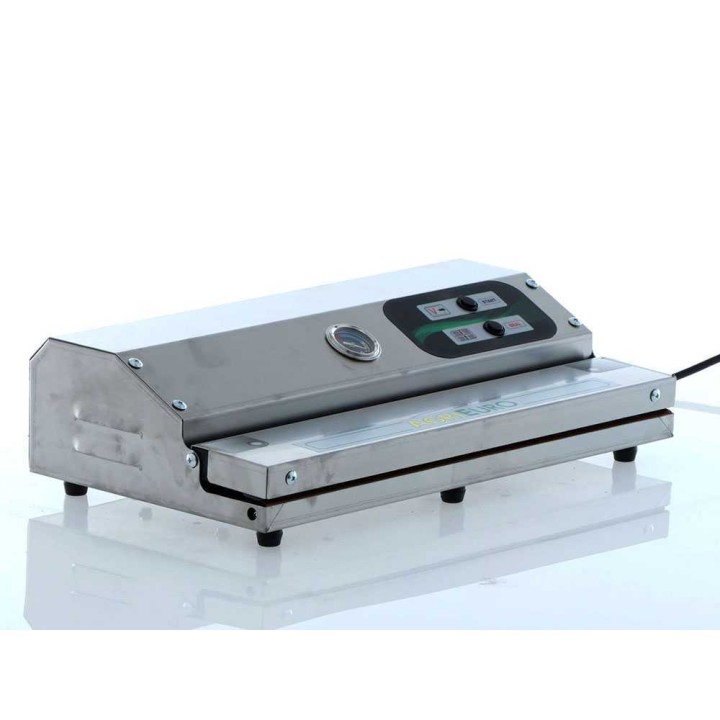 BIG Euro 460 INOX vakuumipakkauskone, 47 cm, 150 W, vakuumimittari