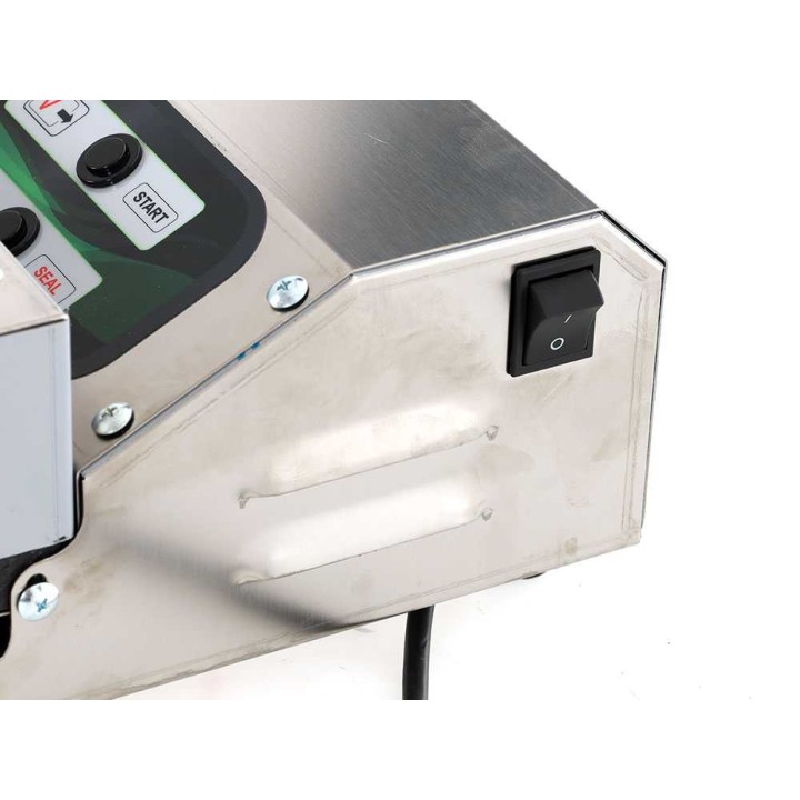 BIG Euro 460 INOX vakuumipakkauskone, 47 cm, 150 W, vakuumimittari