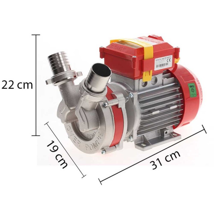 Rover Novax 40-M sähköinen siirtopumppu, 1,2 HP, 230 V, 108 l/min
