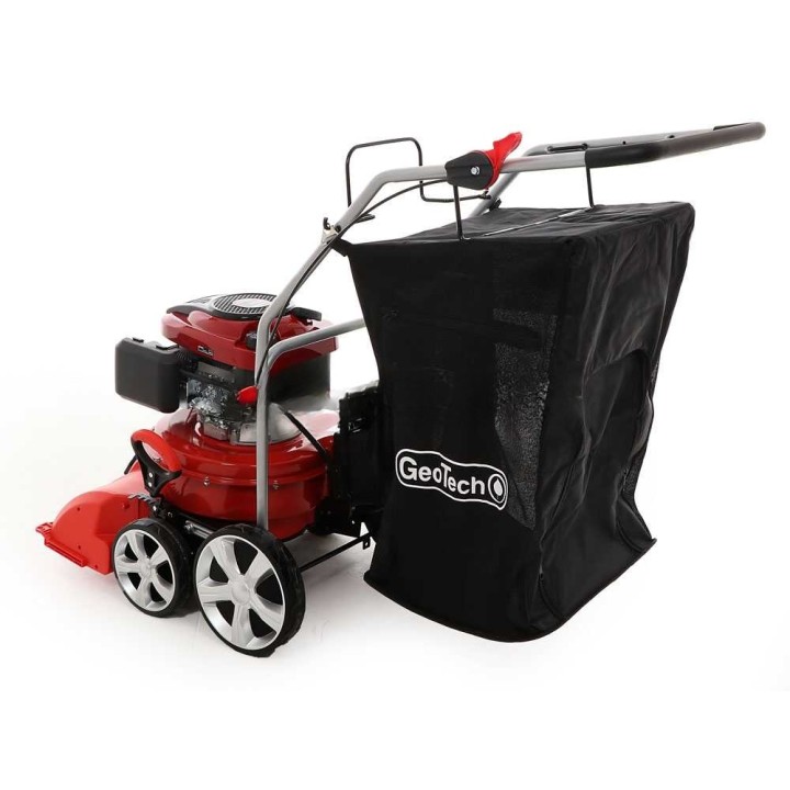 GeoTech LV 450 bensiinikäyttöinen työnnettävä lehtienimuri, 135 l
