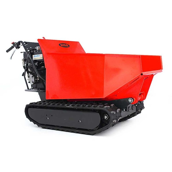 Ama TAG500TD telaketjumoottorikärry, hydraulinen dumper-lava, 500 kg
