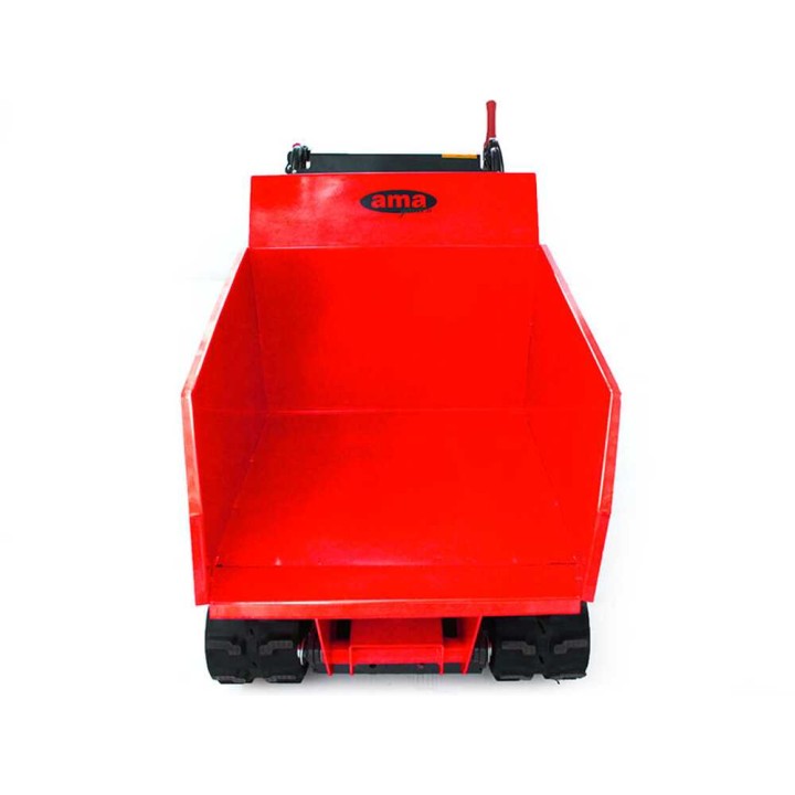 Ama TAG500TD telaketjumoottorikärry, hydraulinen dumper-lava, 500 kg