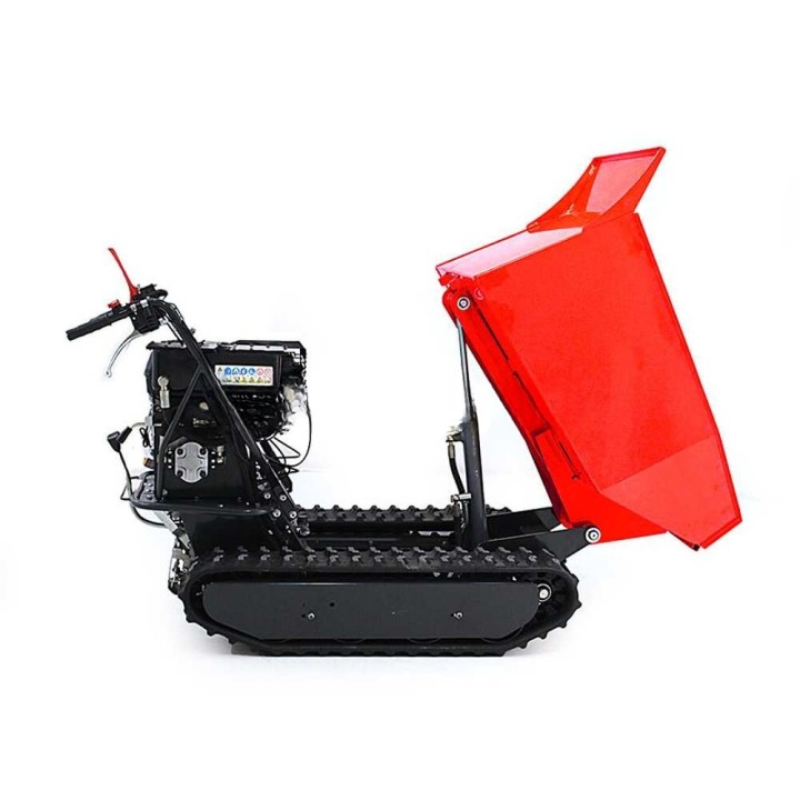Ama TAG500TD telaketjumoottorikärry, hydraulinen dumper-lava, 500 kg