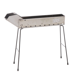 Cruccolini INOX 50 cm hiiligrilli arrosticini vartaille ruostumaton teräs
