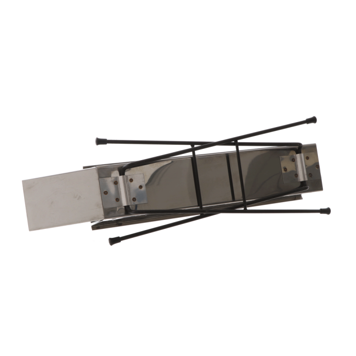 Cruccolini Inox 75 cm hiiligrilli arrosticini-vartaille, 70 × 10 cm, ruostumaton teräs