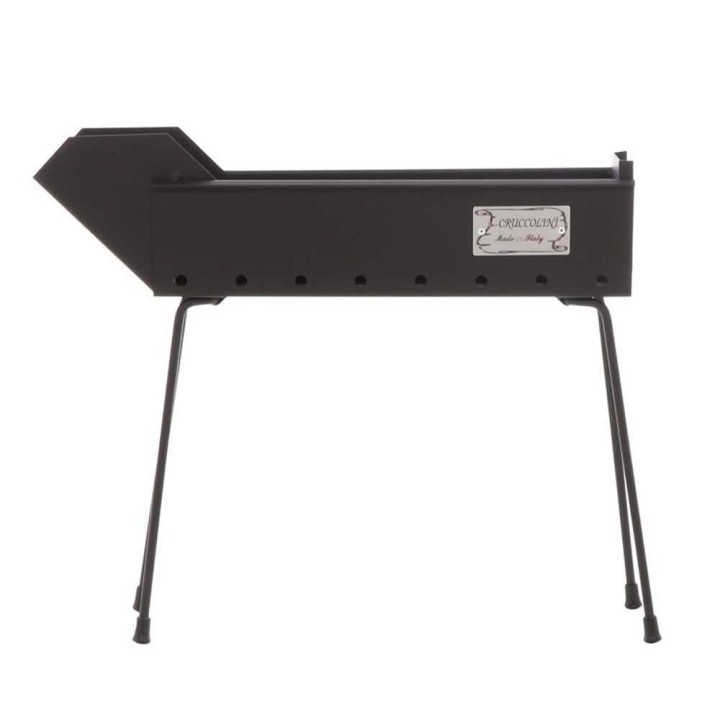 Cruccolini BA12 hiiligrilli arrosticini vartaille 40 cm kokoontaitettavat jalat