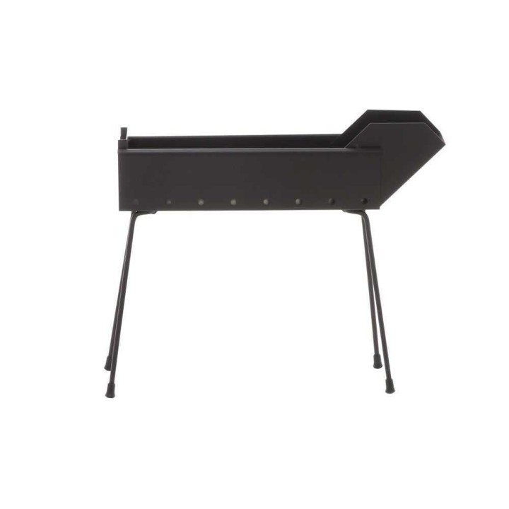 Cruccolini BA12 hiiligrilli arrosticini-vartaille, 40 cm, kokoontaitettavat jalat