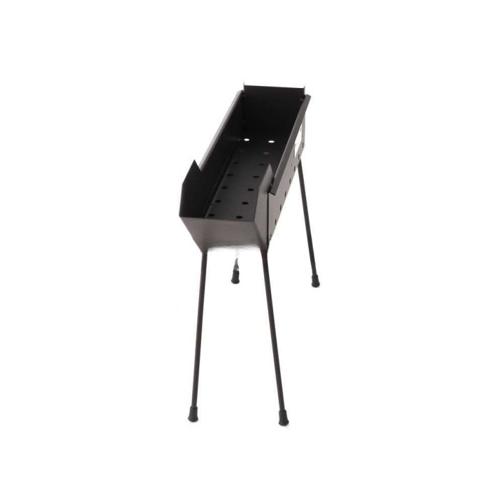 Cruccolini BA12 hiiligrilli arrosticini-vartaille, 40 cm, kokoontaitettavat jalat