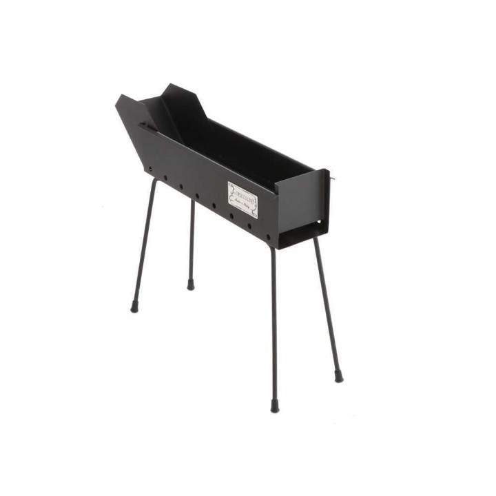 Cruccolini BA12 hiiligrilli arrosticini-vartaille, 40 cm, kokoontaitettavat jalat