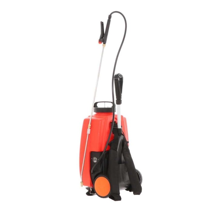 Ausonia 16 l akkukäyttöinen reppuruisku, trolley-kärry, 12 V, 10 Ah