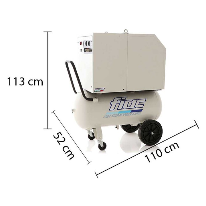 FIAC Silent AB90/360M hihnavetoinen sähkökompressori 90 l, 3 HP