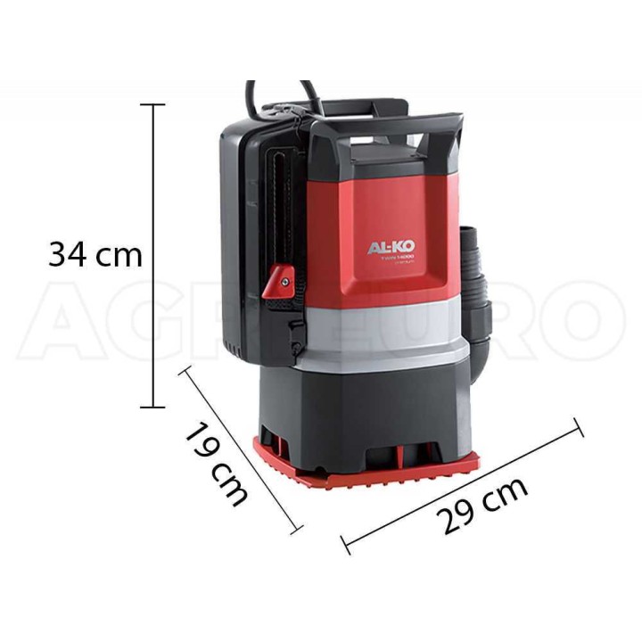 AL-KO TWIN 14000 Premium uppopumppu kirkkaalle ja likaiselle vedelle, 950 W