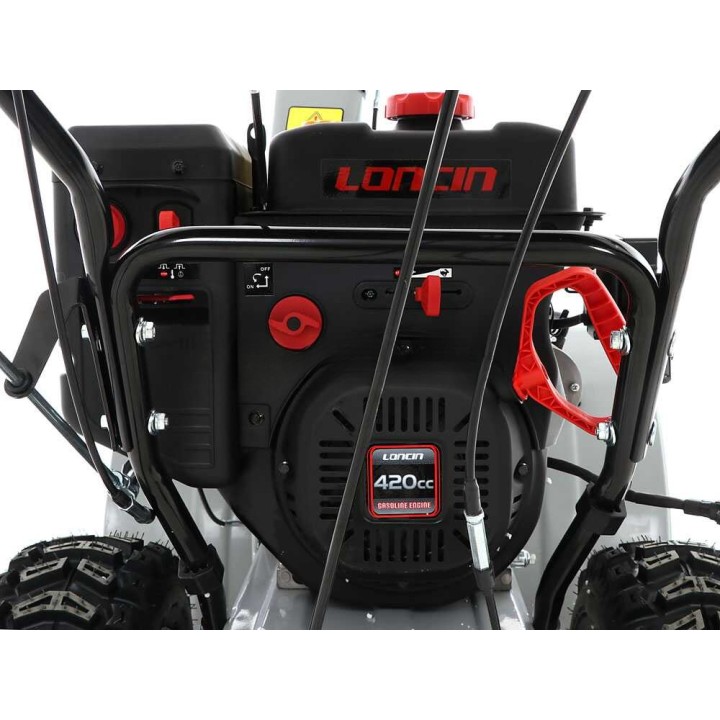 Ama NPS 1476 lumilinko, Loncin G 420 F, 15 HP, 76 cm, 6 + 2 vaihdetta