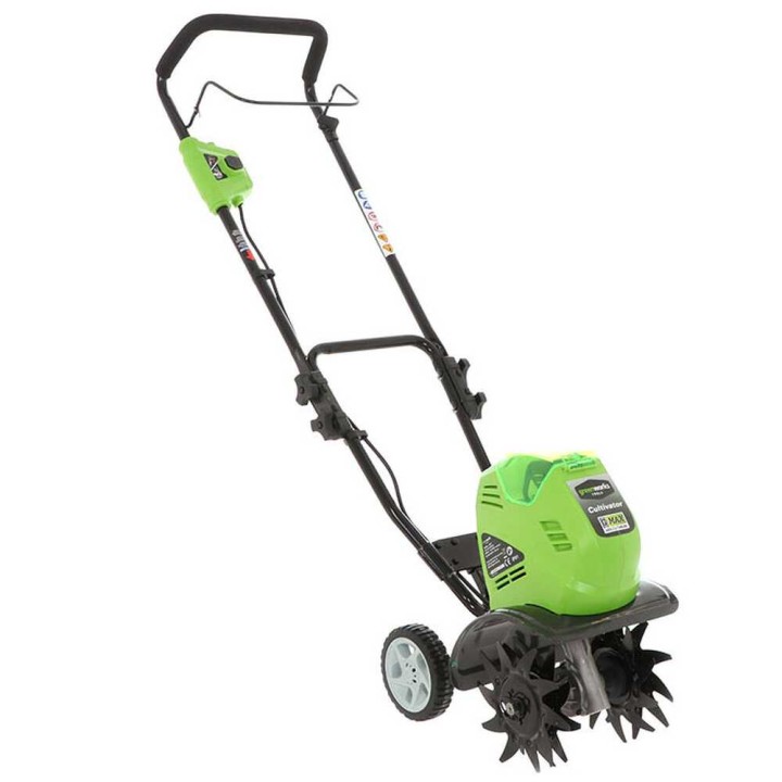 Greenworks G40TL akkukäyttöinen puutarhajyrsin 40 V 4 Ah 26 cm
