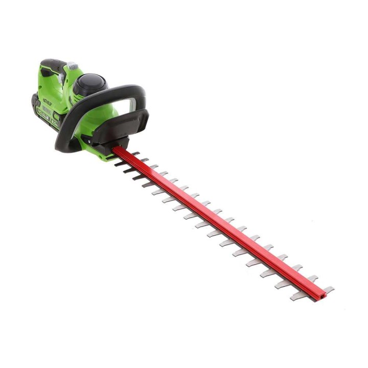 Greenworks G40HT akkukäyttöinen pensasleikkuri, 40 V, 61 cm, akku ja laturi