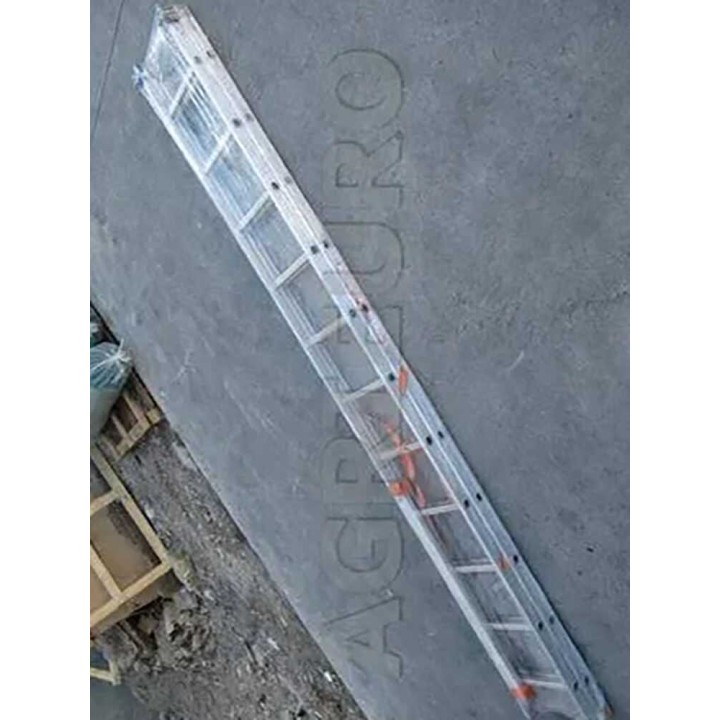 Facal Genia G350-2 teleskooppitikas, 5,90 m, 2 × 11 askelmaa, alumiini