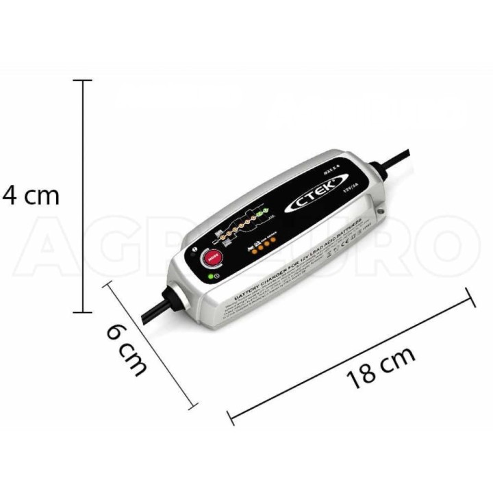 CTEK MXS 5.0 12 V akkulaturi ja ylläpitolaturi, 5 A, 8 vaihetta