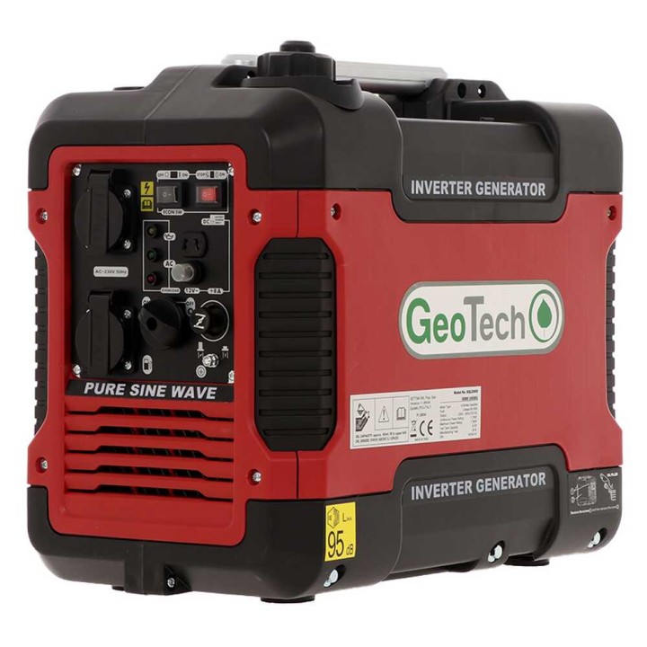 GeoTech SQL2000i invertterigeneraattori 2 kW 230 V 1 7 kW jatkuva teho