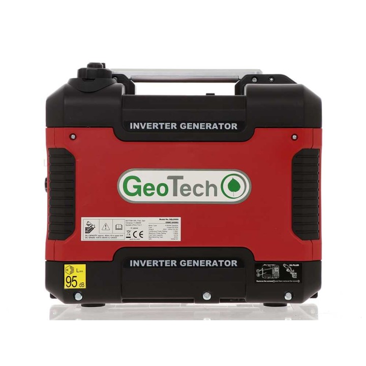 GeoTech SQL2000i invertterigeneraattori, 2 kW, 230 V, 1,7 kW jatkuva teho