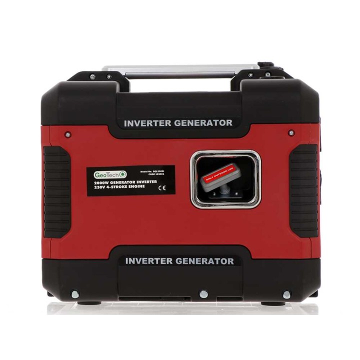 GeoTech SQL2000i invertterigeneraattori, 2 kW, 230 V, 1,7 kW jatkuva teho