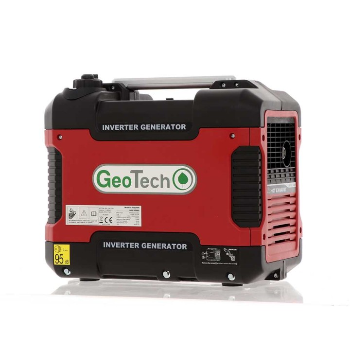 GeoTech SQL2000i invertterigeneraattori, 2 kW, 230 V, 1,7 kW jatkuva teho