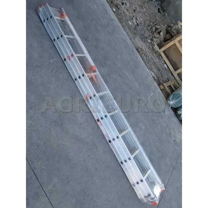 Facal Genia G300-3 teleskooppitikas, 3 × 9 askelmaa, 6,82 m, alumiini