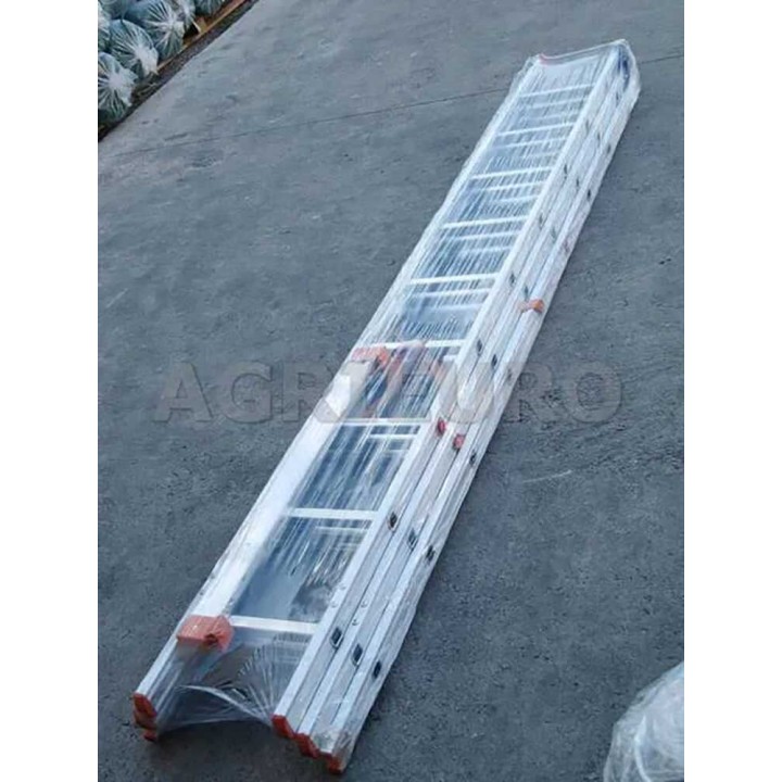 Facal Genia G300-3 teleskooppitikas, 3 × 9 askelmaa, 6,82 m, alumiini