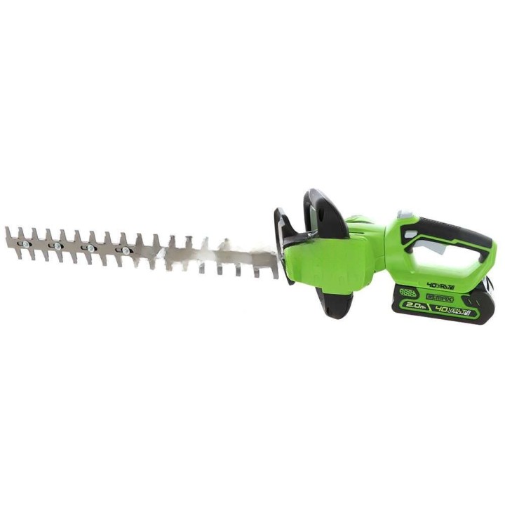 Greenworks G40HT akkukäyttöinen pensasleikkuri, 61 cm, 40 V, ilman akkua ja laturia