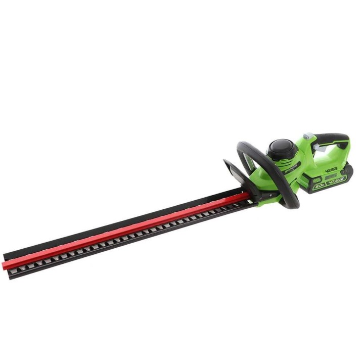 Greenworks G40HT akkukäyttöinen pensasleikkuri, 61 cm, 40 V, ilman akkua ja laturia