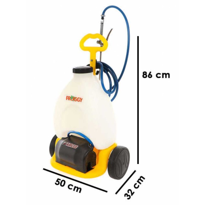 Arco Froggy Eco sähkökäyttöinen trolley-ruisku, 20 l, 230 V