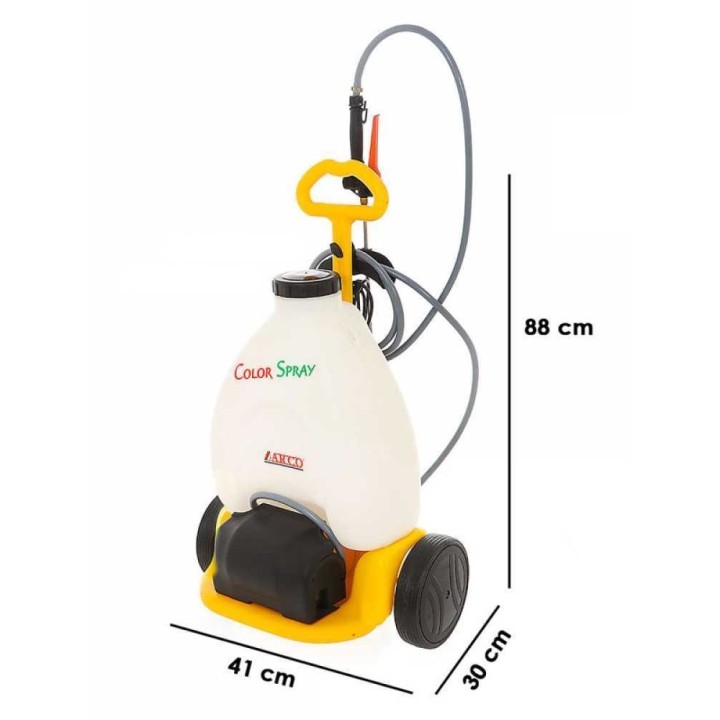 Arco Froggy Color Spray sähköinen ruiskupumppu kärryllä, 20 l, 0,8 HP