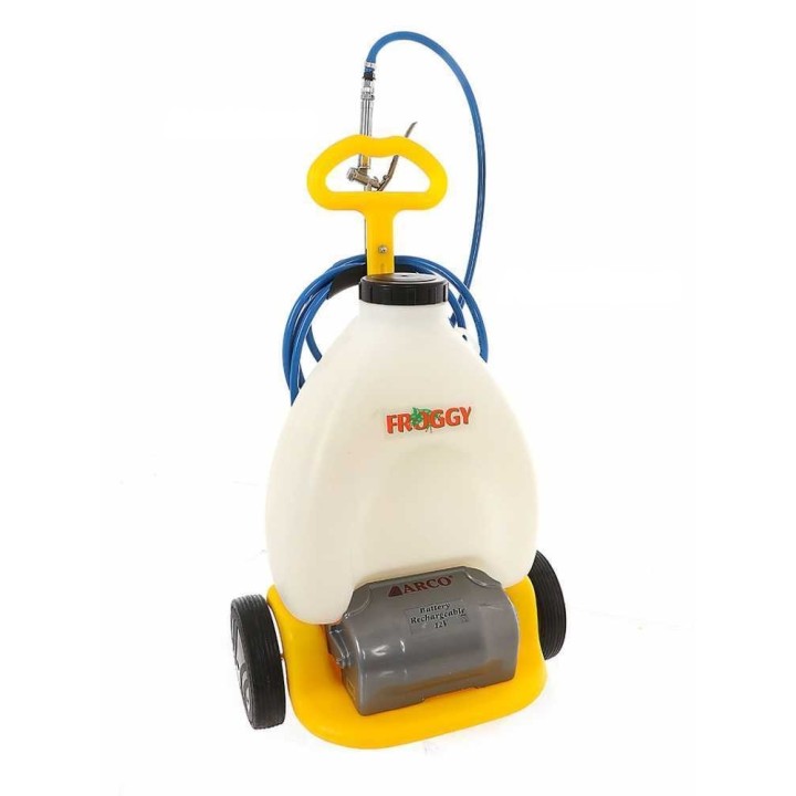 Arco Froggy Eco 12 V -akkuruisku kärryllä, 20 l, 2 l/min