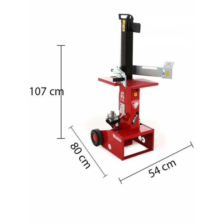 Ceccato Olindo BULL SPLE10 pystymallinen halkomakone, 10 t, 230 V