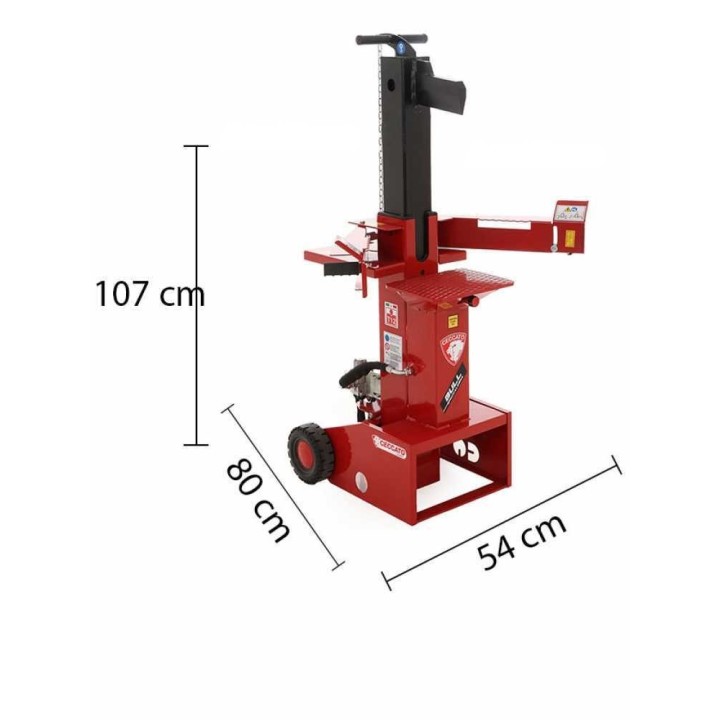 Ceccato Olindo BULL SPLE12 pystymallinen sähköhalkomakone, 12 t, 230 V