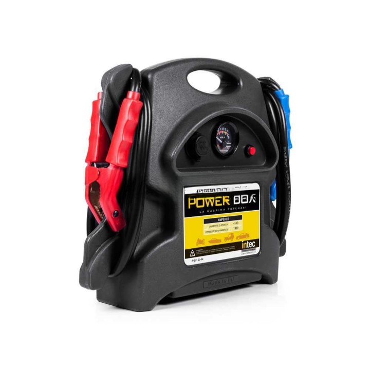 Intec PB12-M ammattikäyttöön tarkoitettu 12 V:n käynnistin, 1 380 A, LED-valo