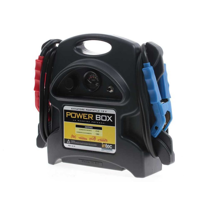 Intec PB12-M ammattikäyttöön tarkoitettu 12 V:n käynnistin, 1 380 A, LED-valo