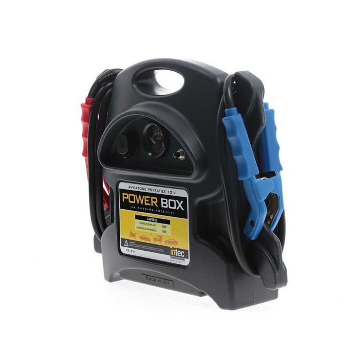 Intec PB12-M ammattikäyttöön tarkoitettu 12 V:n käynnistin, 1 380 A, LED-valo
