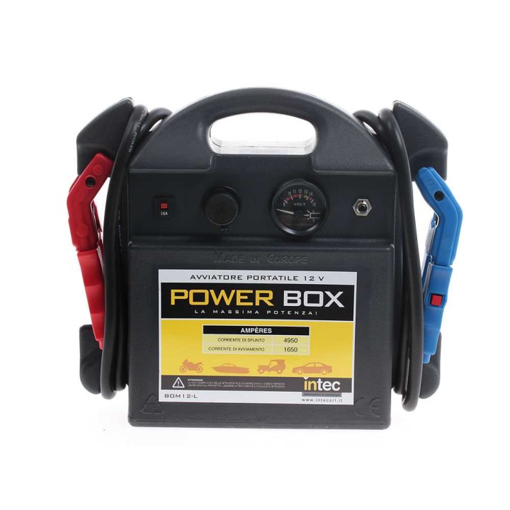 Intec BOM12-L käynnistysapu ajoneuvoille, 12 V, 1 650 A, LED-valo