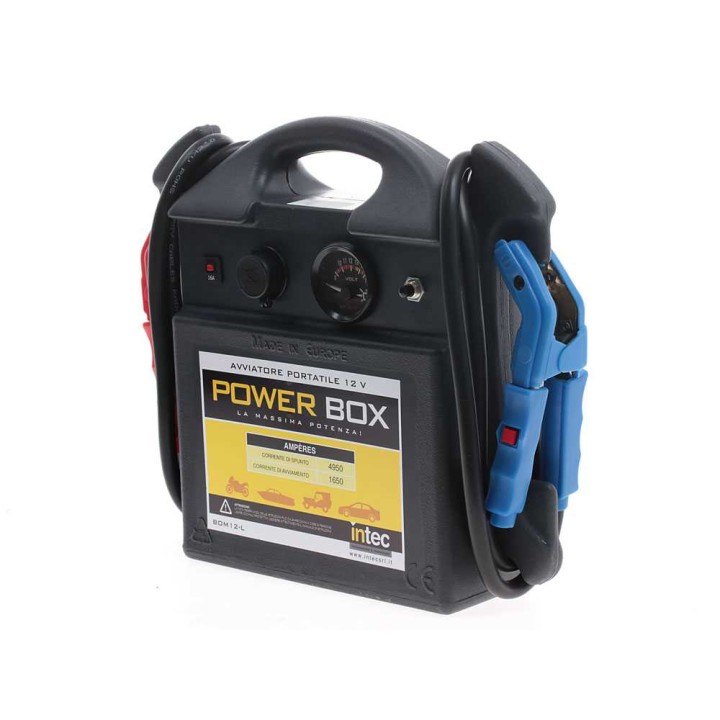 Intec BOM12-L käynnistysapu ajoneuvoille, 12 V, 1 650 A, LED-valo