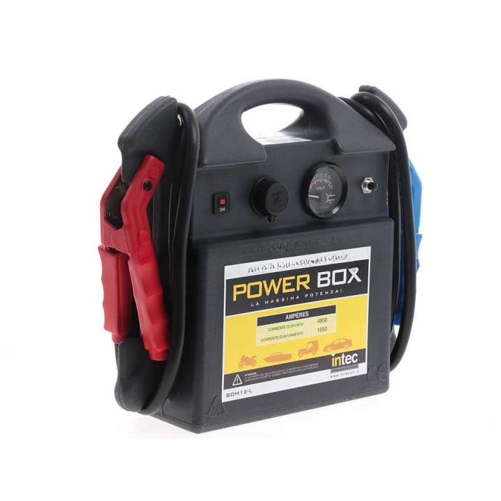 Intec BOM12-L käynnistysapu ajoneuvoille, 12 V, 1 650 A, LED-valo