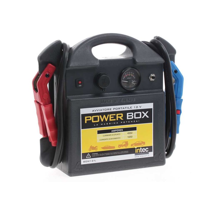 Intec BOM12-L käynnistysapu ajoneuvoille, 12 V, 1 650 A, LED-valo