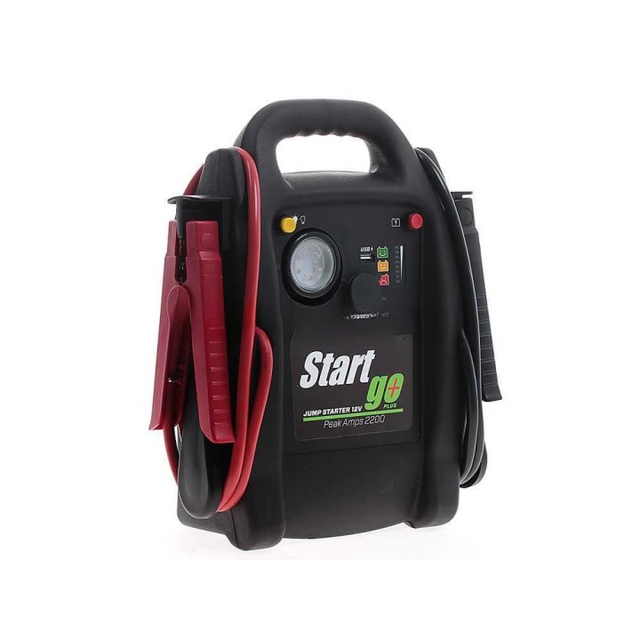 Intec START GO PLUS SG2200 akkukäynnistin, 12 V, 2 200 A, LED-valo