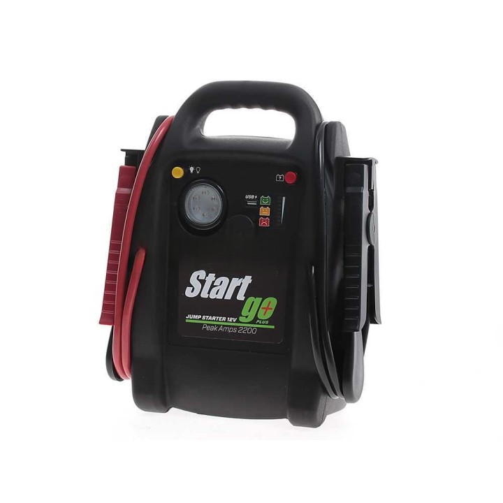 Intec START GO PLUS SG2200 akkukäynnistin, 12 V, 2 200 A, LED-valo