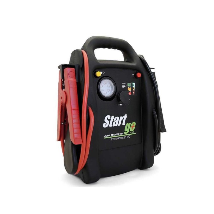 Intec START GO PLUS SG2200 akkukäynnistin, 12 V, 2 200 A, LED-valo