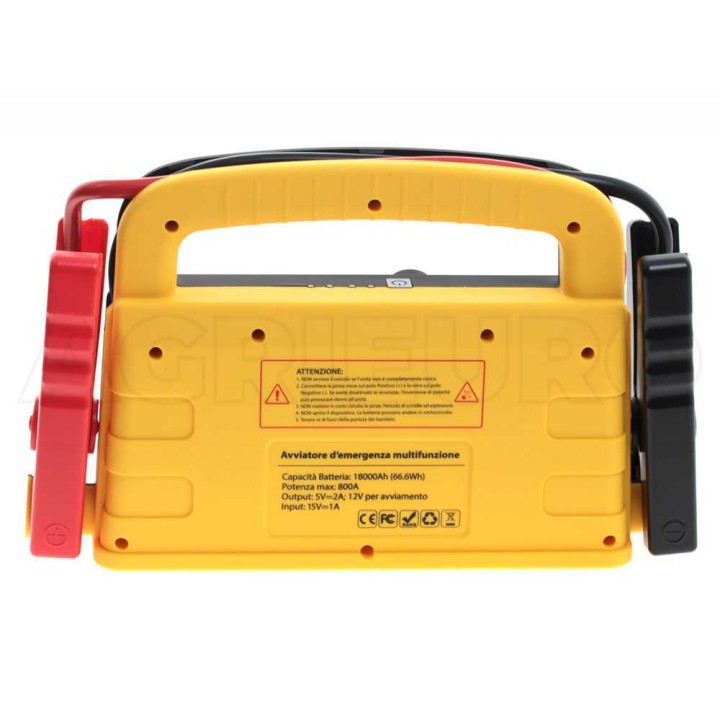 Intec i-Starter 4.0 hätäkäynnistin ja virtapankki, 12 V, 18 000 mAh, 800 A